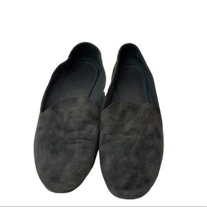 Vince Gray Suede Loafers